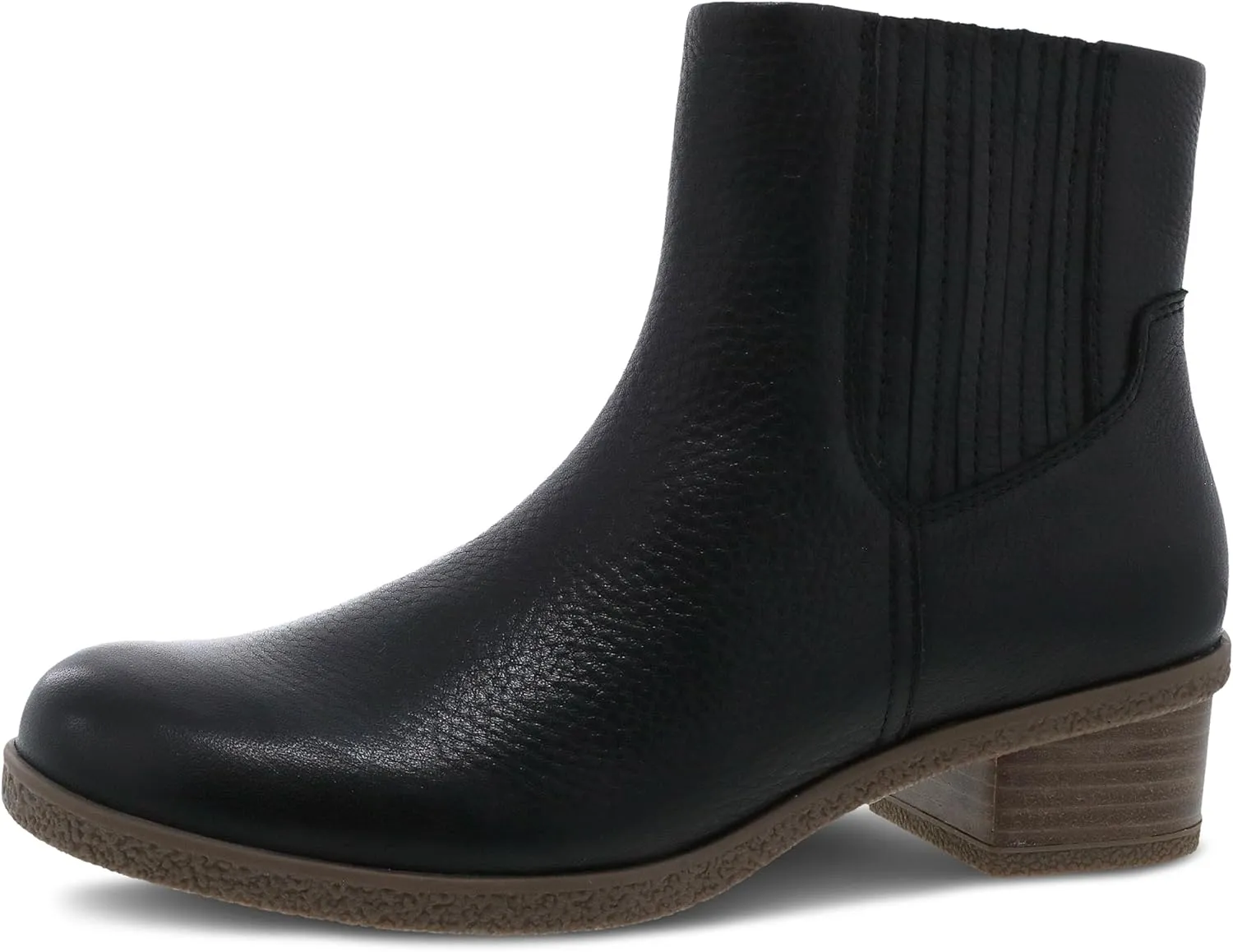 Dansko Daisie Chelsea Boot for Women - Waterproof Leather and Construction with Rubber Outsole and Leather Stacked Heel for Long-Lasting Style in Any Weather