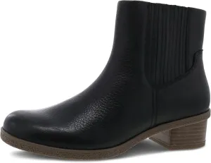 Dansko Daisie Chelsea Boot for Women - Waterproof Leather and Construction with Rubber Outsole and Leather Stacked Heel for Long-Lasting Style in Any Weather