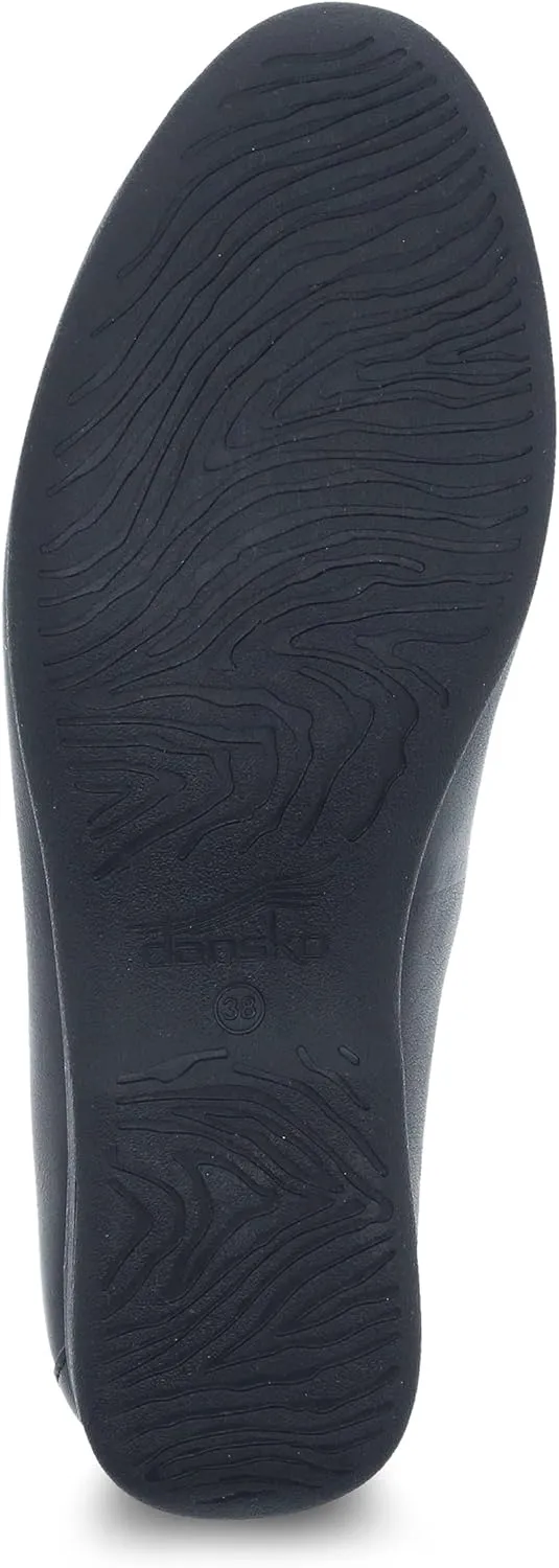 Dansko Lexie Slip-On Mules for Women - Comfortable Flat Shoes with Arch Support - Versatile Casual to Dressy Footwear - Lightweight Rubber Outsole