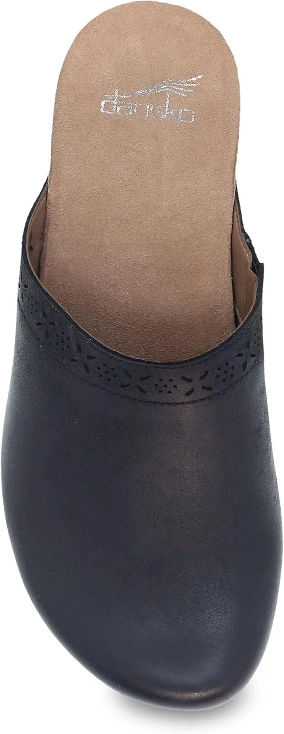 Dansko Robbie Mule for Women - Memory Foam and Cork Footbed for Comfort and Arch Support – Versatile Casual to Dressy Footwear