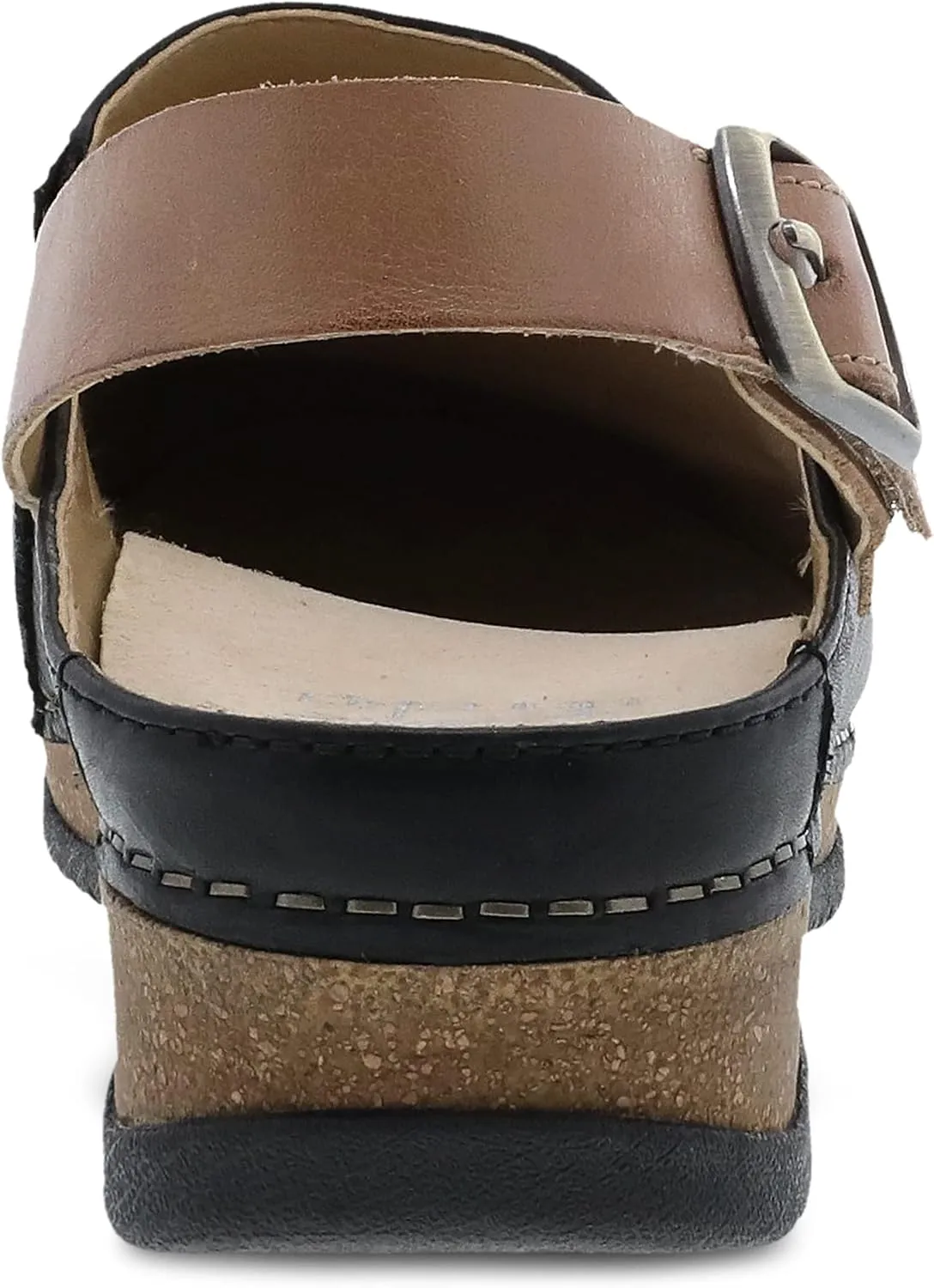 Dansko Women's Merrin Sling-Back Mule Clog-Dual Density Cork/EVA Midsole and Lightweight Rubber Outsole Provide a Comfortable Ride on Patented Stapled Construction
