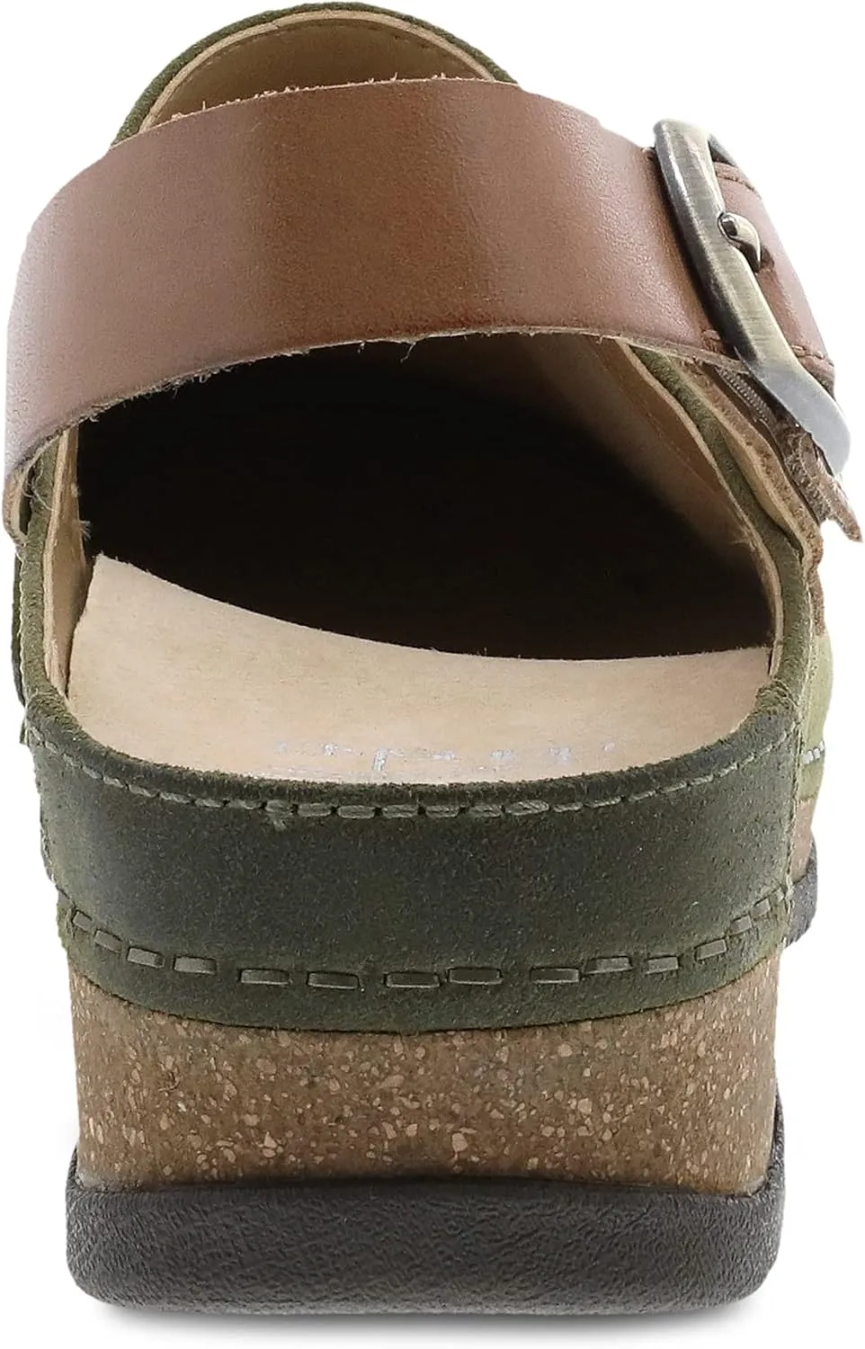Dansko Women's Merrin Sling-Back Mule Clog-Dual Density Cork/EVA Midsole and Lightweight Rubber Outsole Provide a Comfortable Ride on Patented Stapled Construction