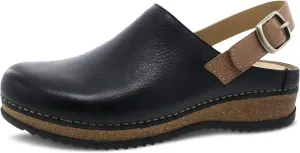 Dansko Women's Merrin Sling-Back Mule Clog-Dual Density Cork/EVA Midsole and Lightweight Rubber Outsole Provide a Comfortable Ride on Patented Stapled Construction