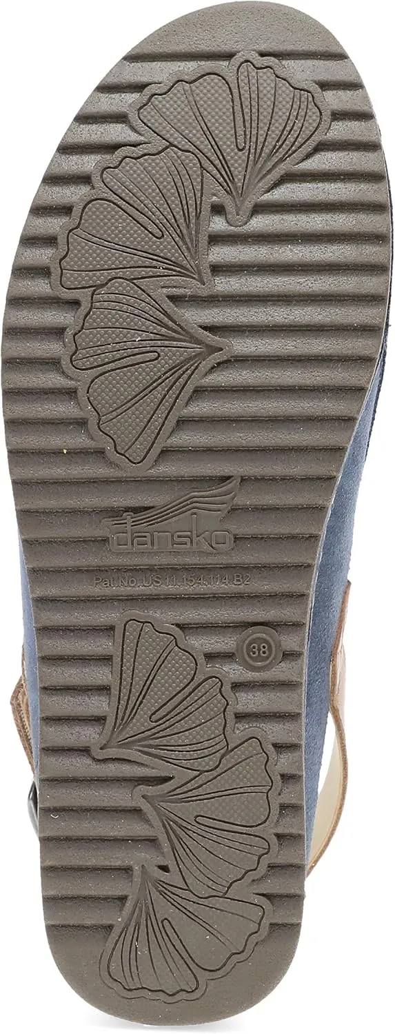 Dansko Women's Merrin Sling-Back Mule Clog-Dual Density Cork/EVA Midsole and Lightweight Rubber Outsole Provide Durable and Comfortable Ride on Patented Stapled Construction