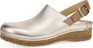 Dansko Women's Merrin Sling-Back Mule Clog-Dual Density Cork/EVA Midsole and Lightweight Rubber Outsole Provide Durable and Comfortable Ride on Patented Stapled Construction