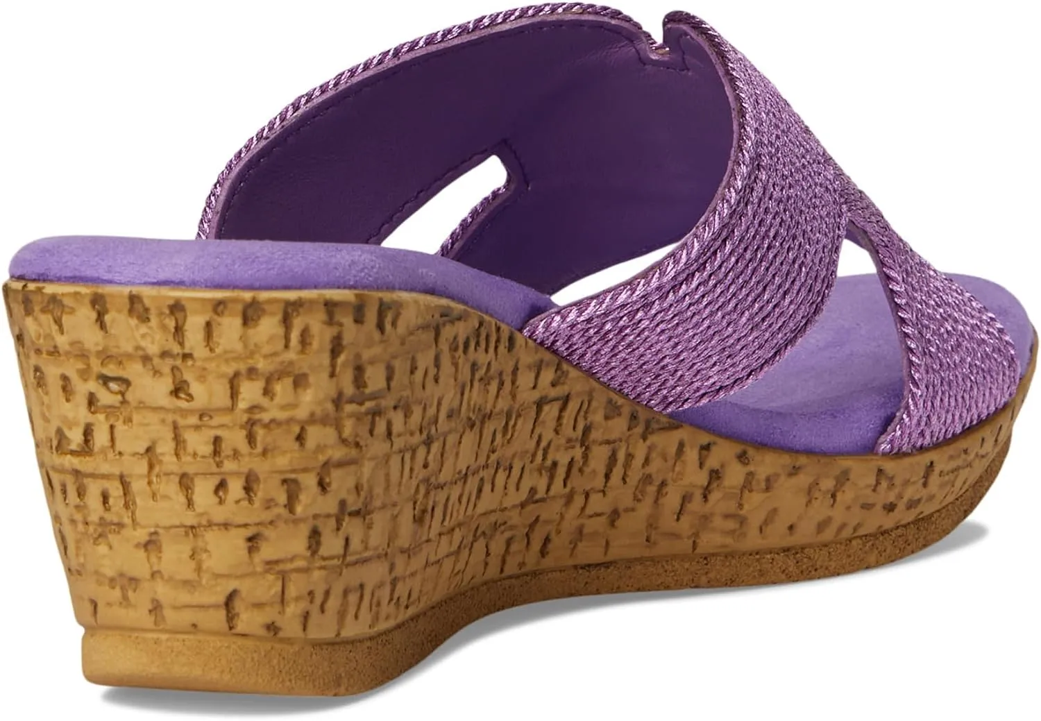 David Tate Womens Vibe Braided Slide Sandals