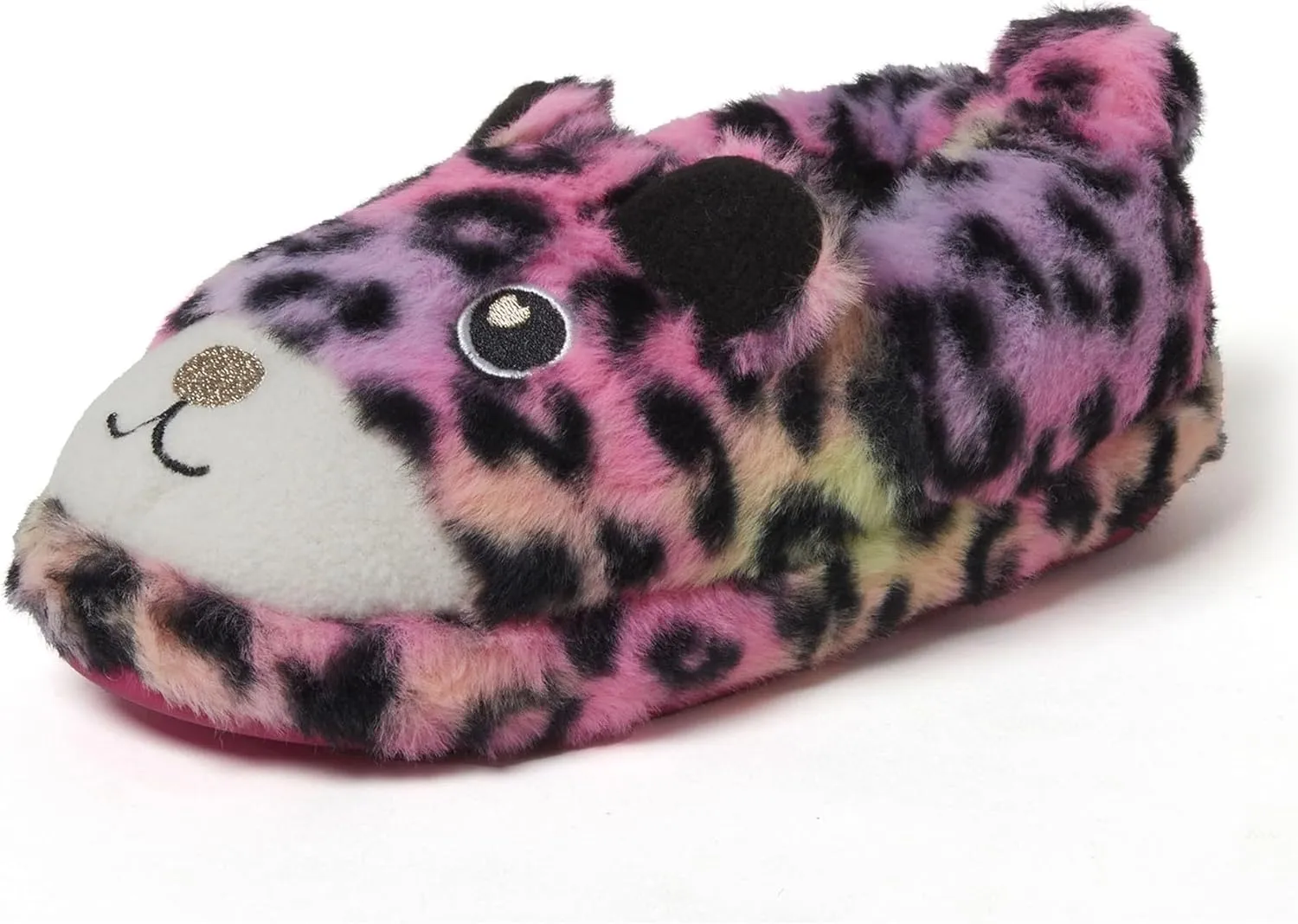 Dearfoams Toddler & Kids' Cute Shark, Cow, Unicorn, Dog, Dinosaur and Animal Critter Slippers