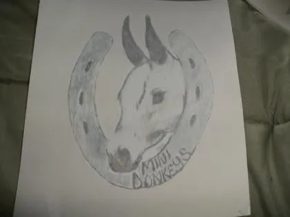 Decal - Mini Donkey in Shoe