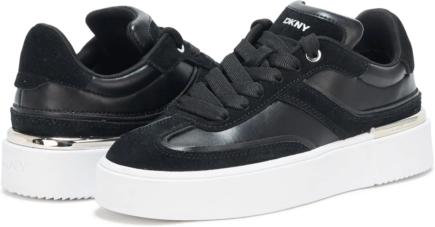 DKNY Women's Bethan Everyday Platform Lace Up Sneaker