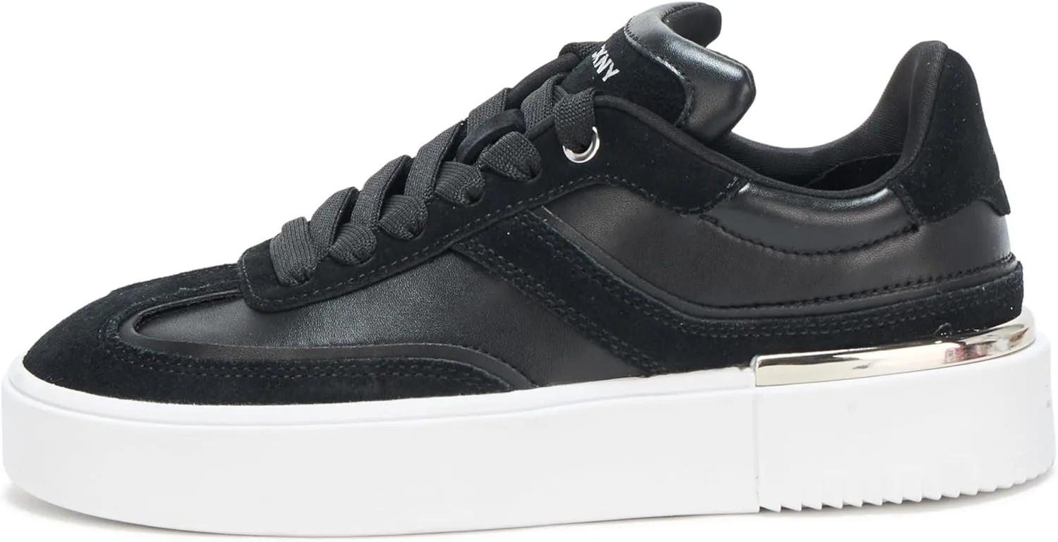 DKNY Women's Bethan Everyday Platform Lace Up Sneaker