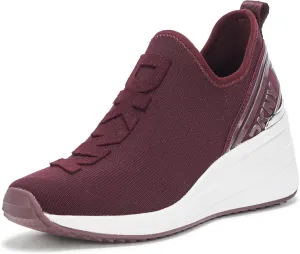 DKNY Women's Keeva Everyday Slip on Wedge Sneaker with Logo
