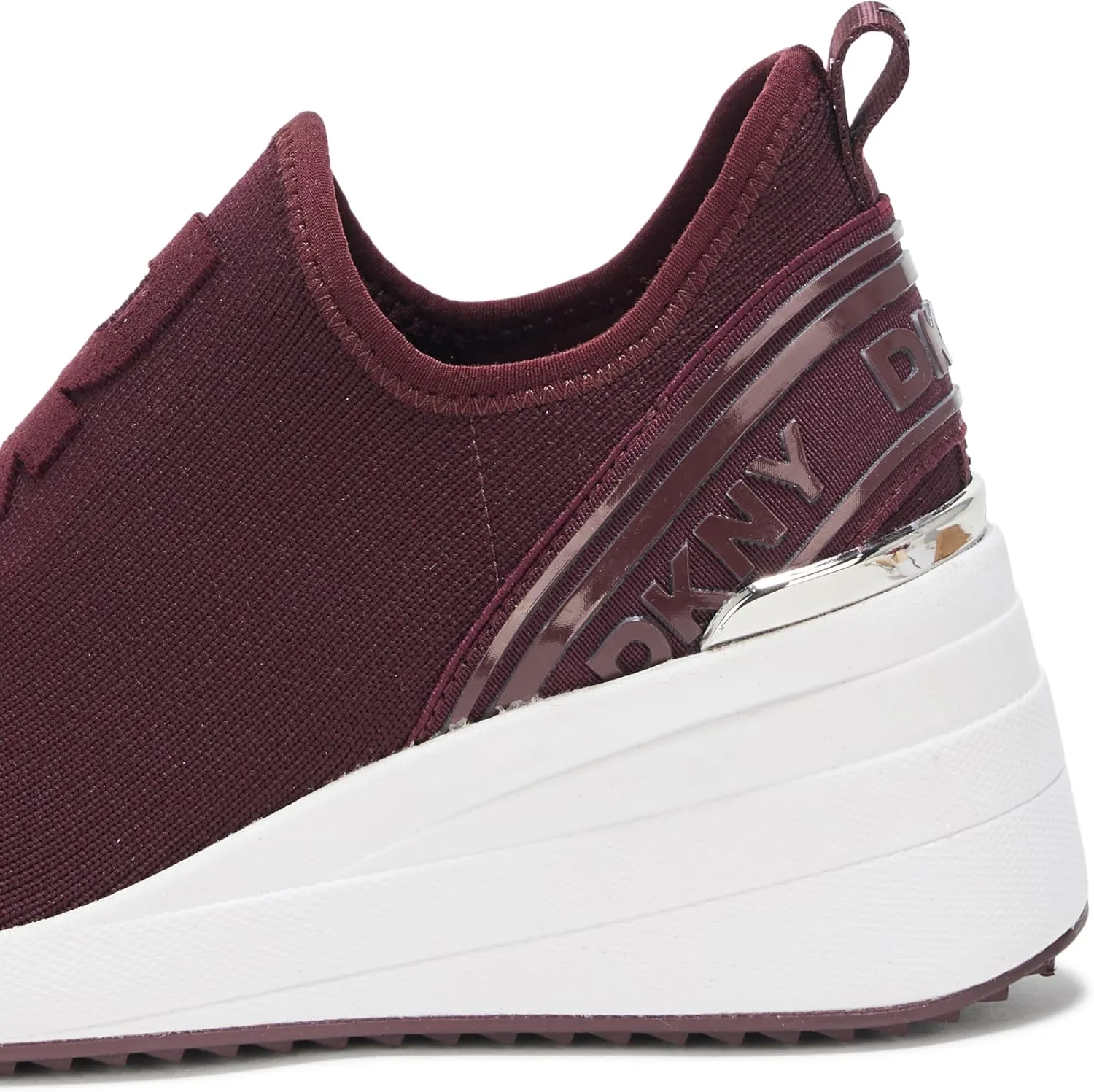 DKNY Women's Keeva Everyday Slip on Wedge Sneaker with Logo