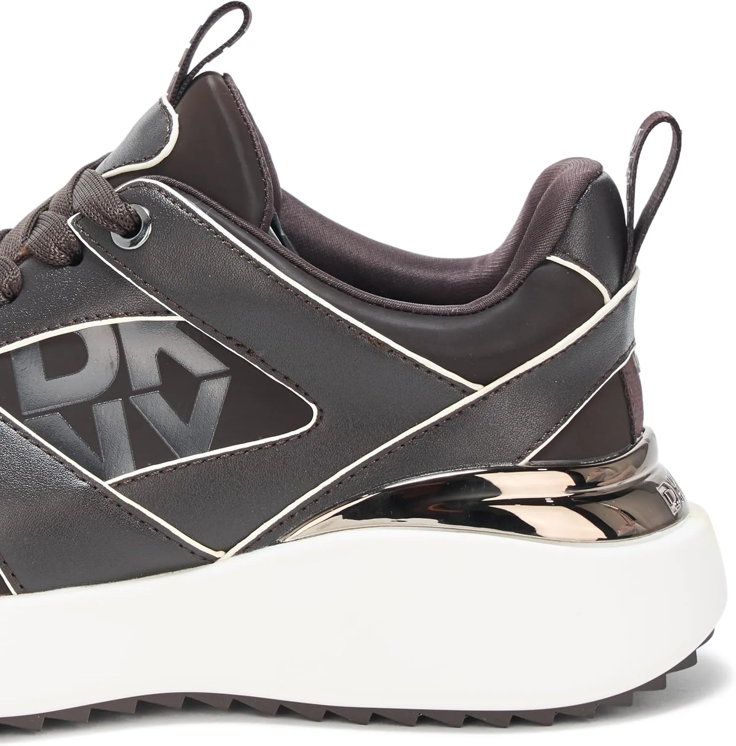 DKNY Women's Zofi Lace Up Sneaker with Logo