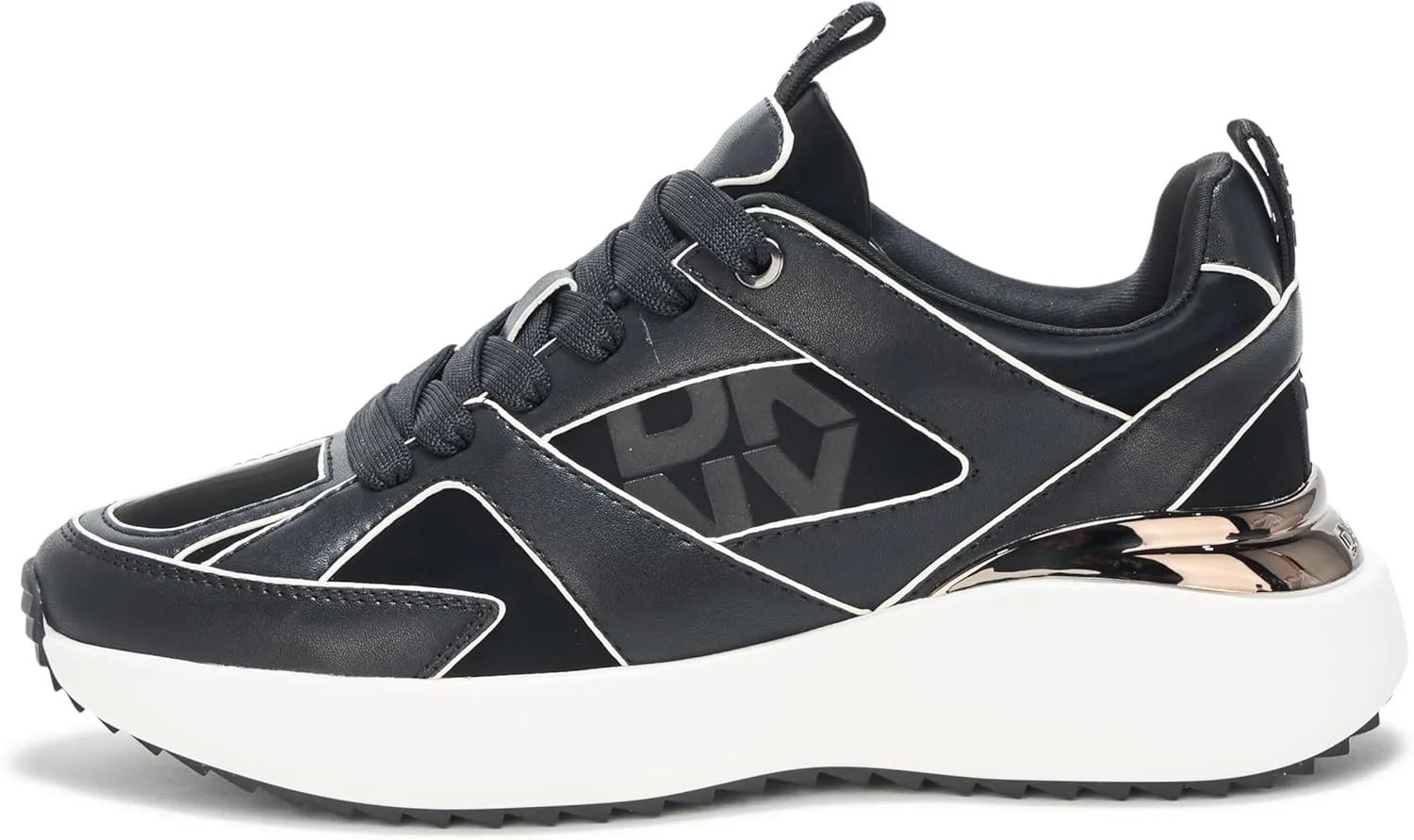 DKNY Women's Zofi Lace Up Sneaker with Logo