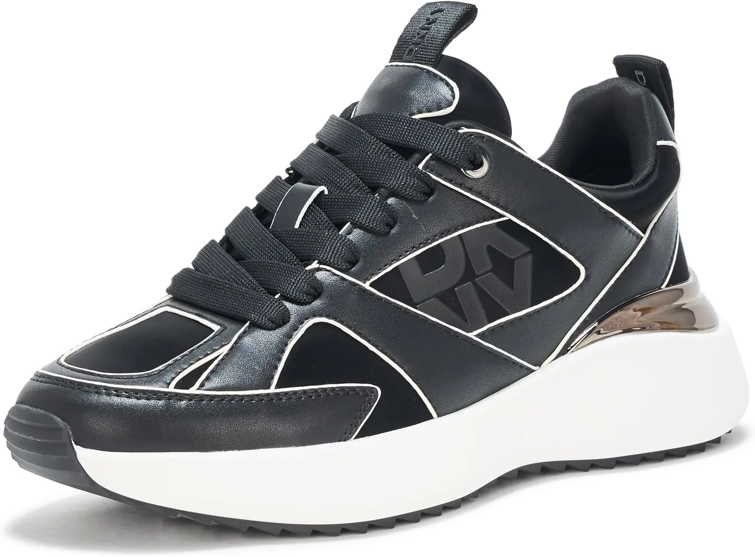 DKNY Women's Zofi Lace Up Sneaker with Logo