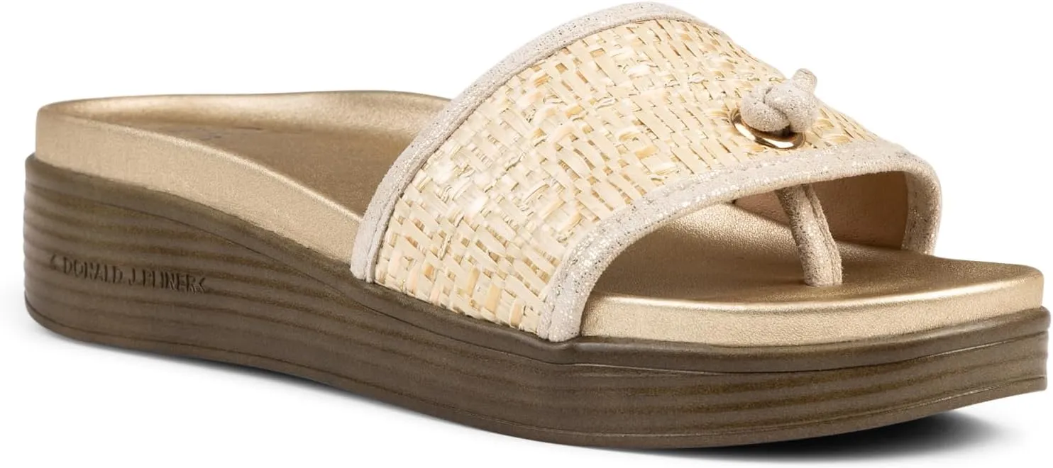 Donald Pliner Women’s FARRAH Slide Sandal – 1.25” Platform, Comfortable Sandals for Women, Casual Spring & Summer Sandals for Women, Open Toe Shoes for Women