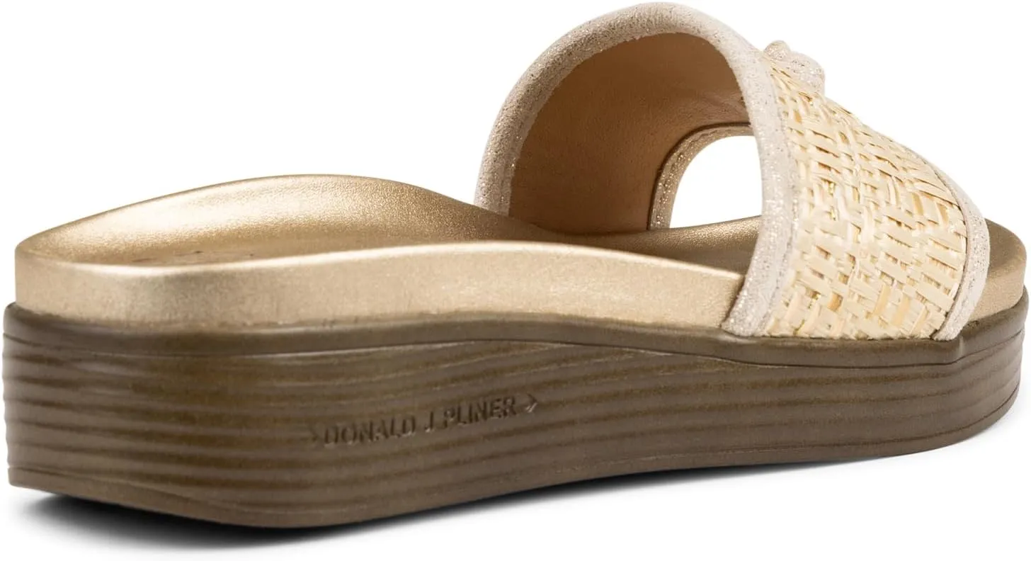 Donald Pliner Women’s FARRAH Slide Sandal – 1.25” Platform, Comfortable Sandals for Women, Casual Spring & Summer Sandals for Women, Open Toe Shoes for Women