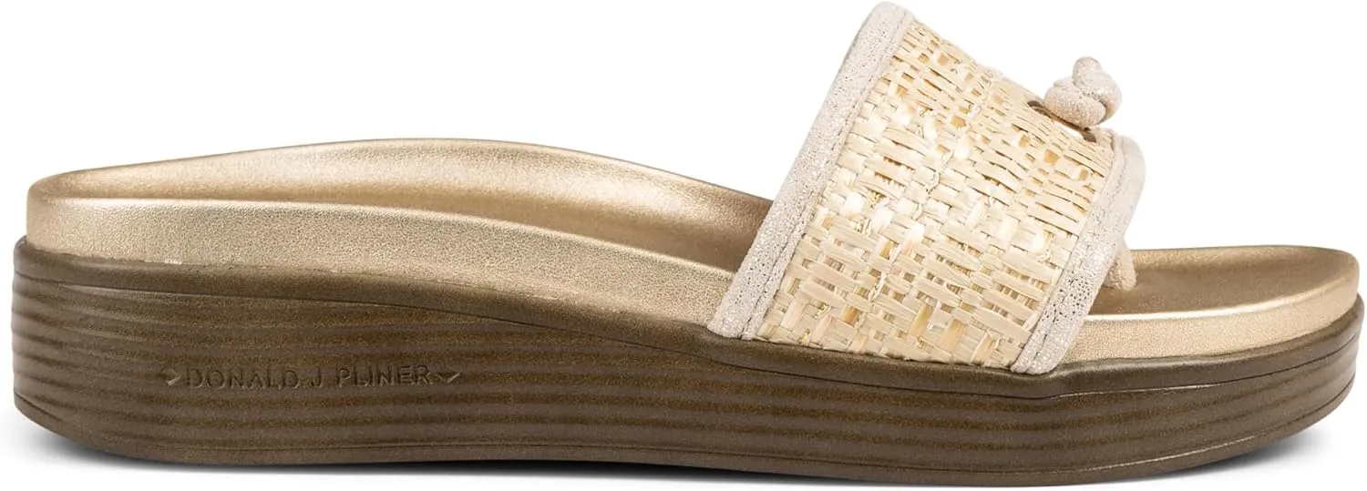 Donald Pliner Women’s FARRAH Slide Sandal – 1.25” Platform, Comfortable Sandals for Women, Casual Spring & Summer Sandals for Women, Open Toe Shoes for Women