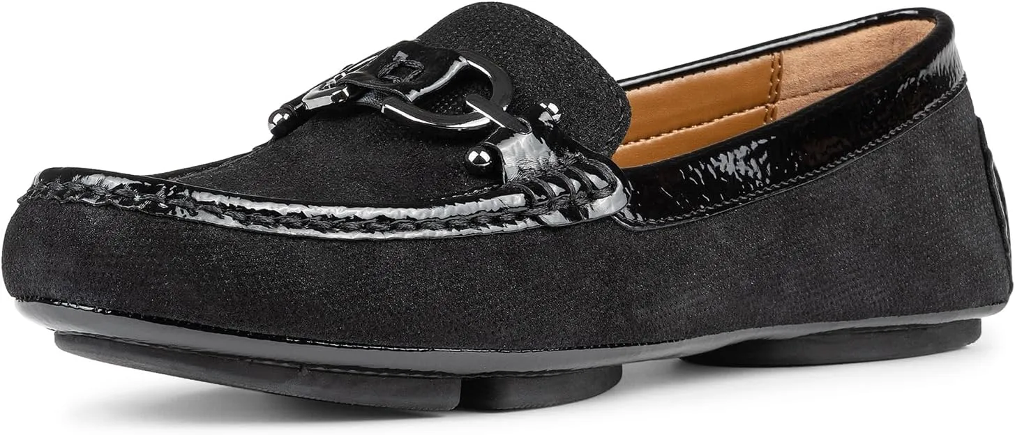 Donald Pliner Women’s Rayna Driving Style Loafer - 0.5” Heel, Driver Loafers for Women, Slip On Women’s Shoe
