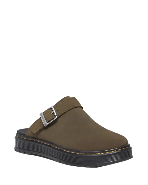 Dr Martens Brookline Mule Olive Bronx Suede