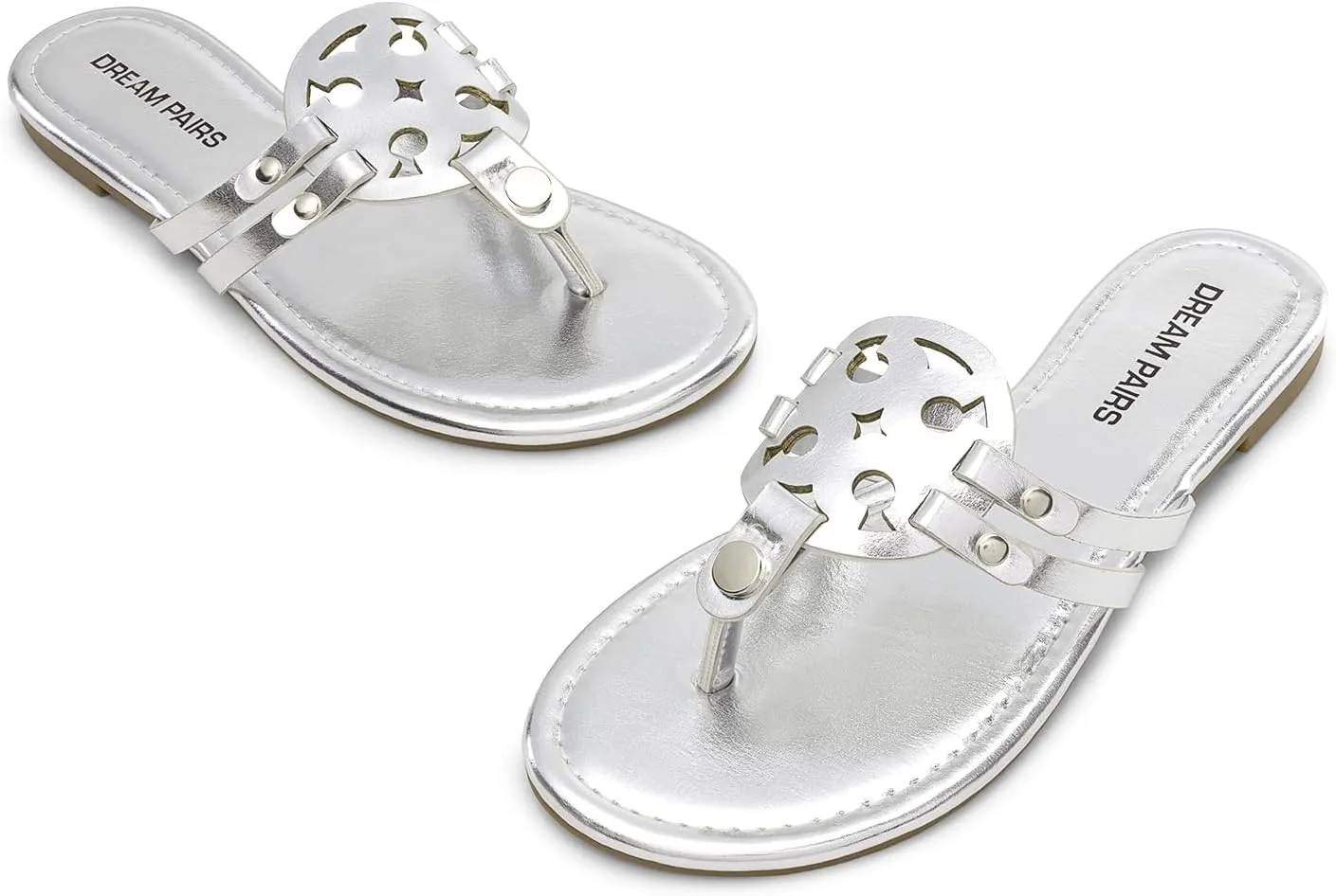 DREAM PAIRS Flip Flops for Women Comfortable Thong Flat Sandals for Summers Dress Beach