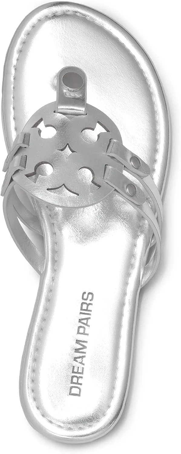 DREAM PAIRS Flip Flops for Women Comfortable Thong Flat Sandals for Summers Dress Beach