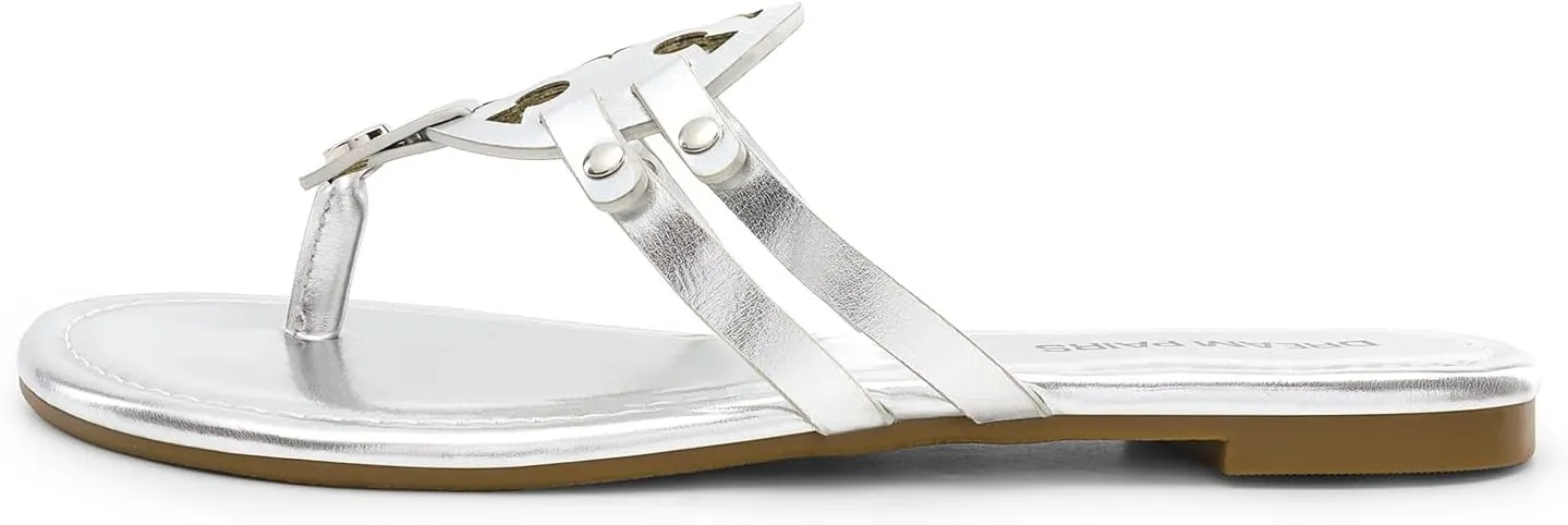 DREAM PAIRS Flip Flops for Women Comfortable Thong Flat Sandals for Summers Dress Beach