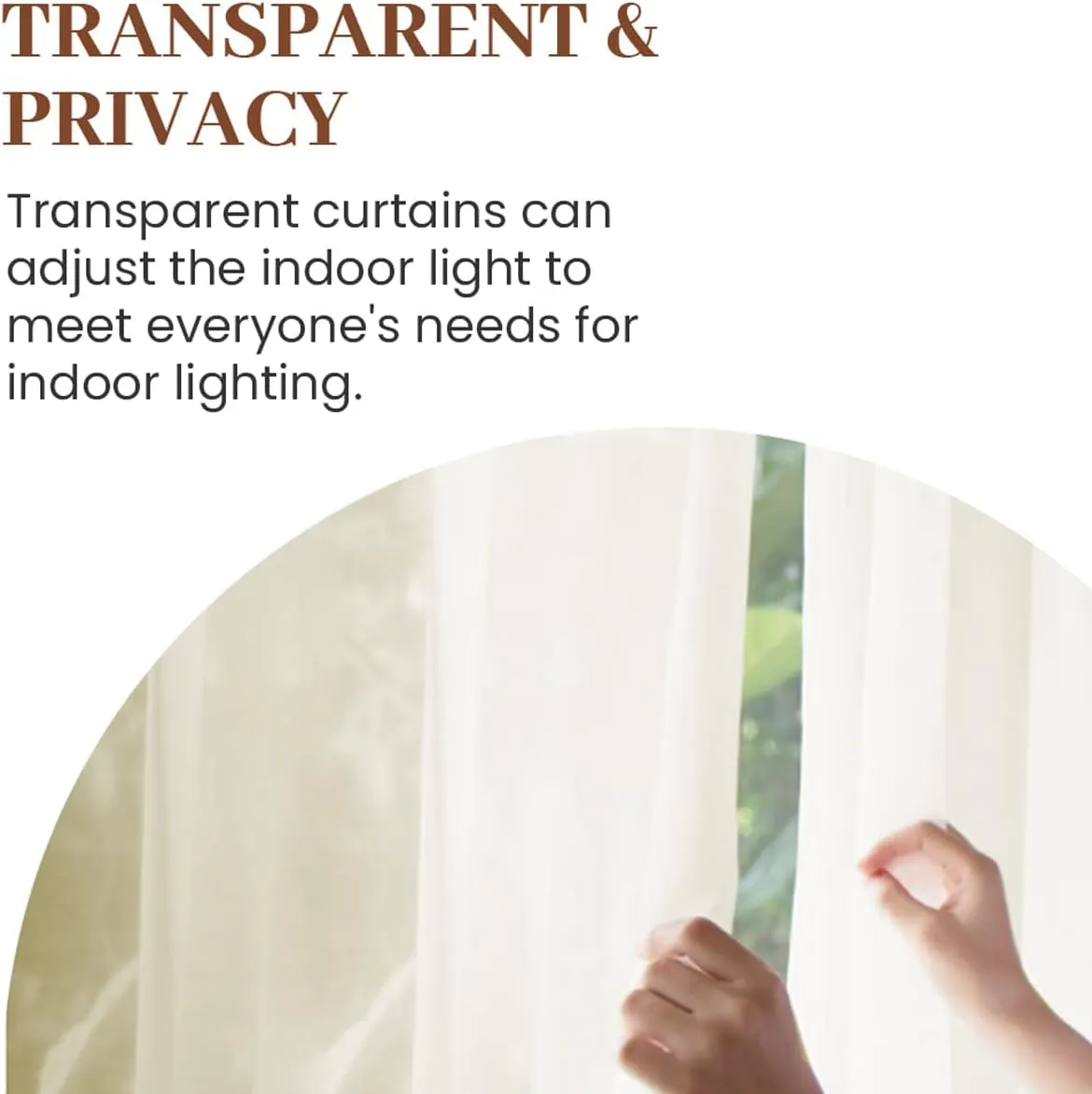Dreaming Casa Solid Sheer Curtains 96 Inches Long Ivory Rod Pocket Voile Draperies for Bedroom Living Room, 2 Panels, Each 52" W x 96" L