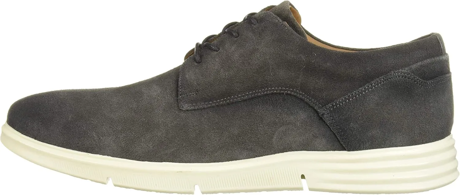 Driver Club USA Men's Leather Naples Light Weight Technology Oxford Laceup Sneaker
