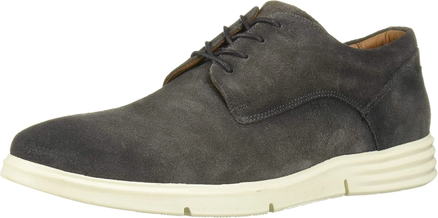 Driver Club USA Men's Leather Naples Light Weight Technology Oxford Laceup Sneaker