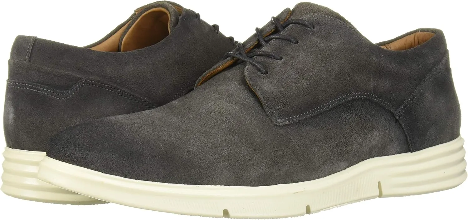 Driver Club USA Men's Leather Naples Light Weight Technology Oxford Laceup Sneaker