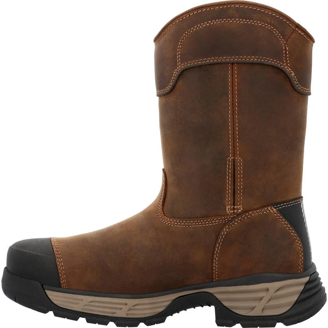Durablend Edge 10" Waterproof Alloy Toe Pull On Work Boot