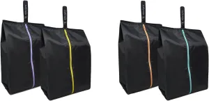 Ecoright Shoe Bags for Travel, Set of 2, 100% Recycled Water-Resistant Zipper Pouch Bags, Shoe Bags for Storage, Travel Essentials for Men & Women