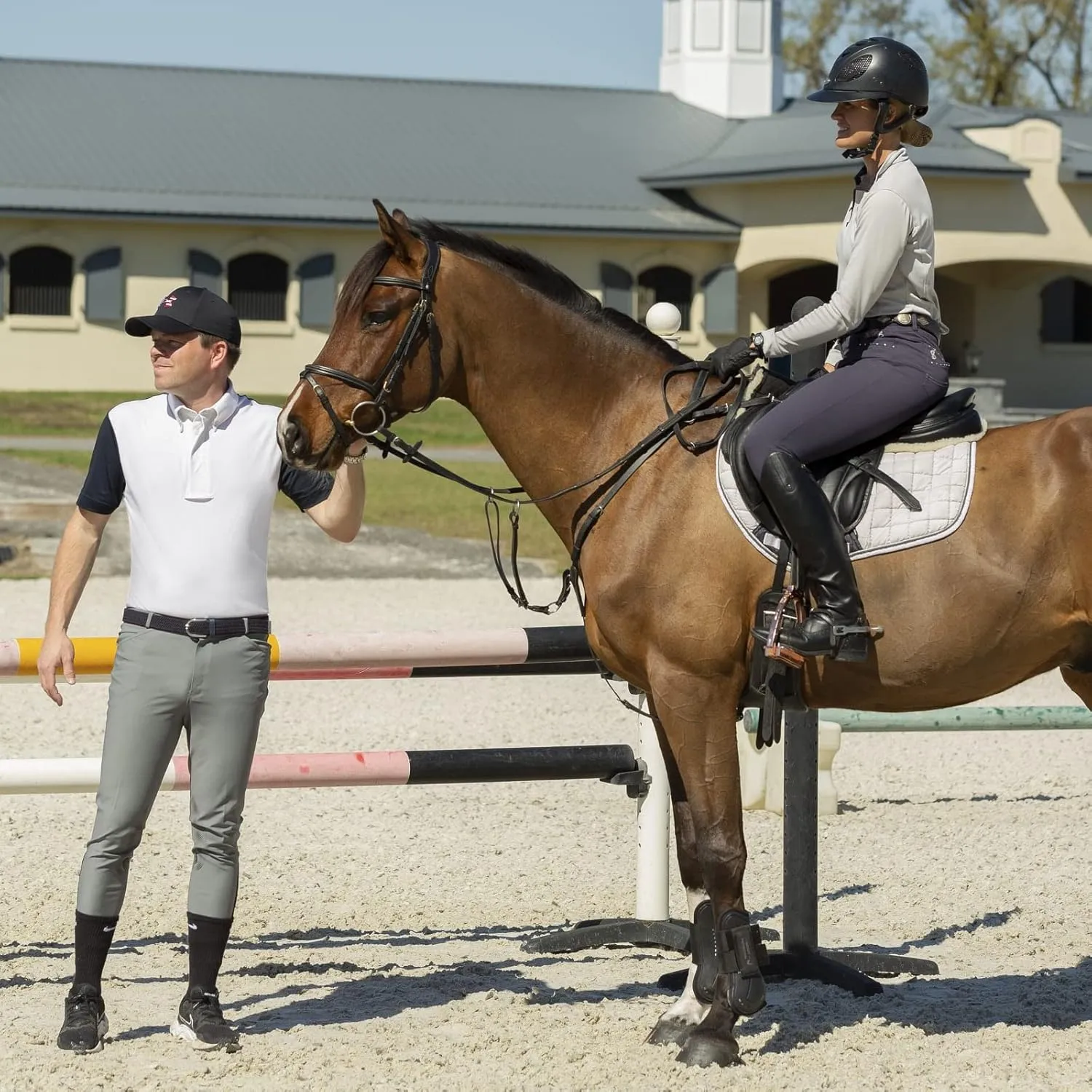Equinavia Erik Mens Silicone Knee Patch Breeches | Ultimate Comfort & Performance Riding Pants