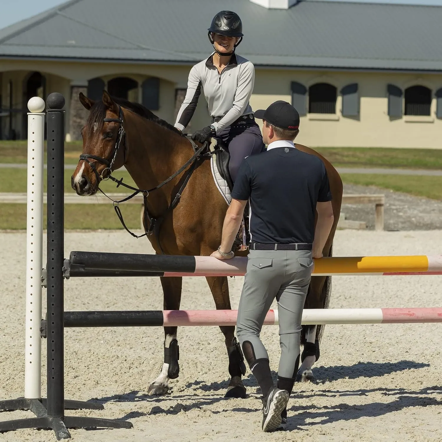 Equinavia Erik Mens Silicone Knee Patch Breeches | Ultimate Comfort & Performance Riding Pants