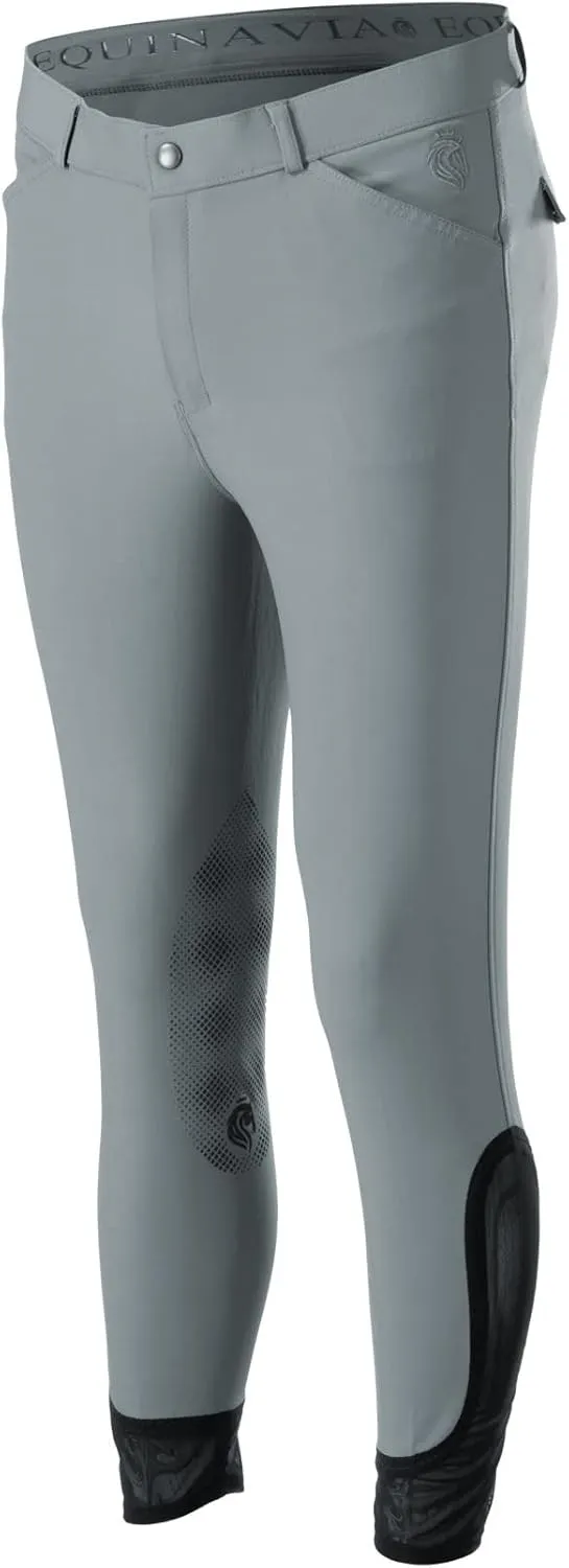 Equinavia Erik Mens Silicone Knee Patch Breeches | Ultimate Comfort & Performance Riding Pants