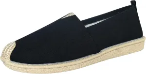 eYLun Women Loafers Slip On Shoes Canvas Flats Work Shoes Casual Comfortable Walking Shoes