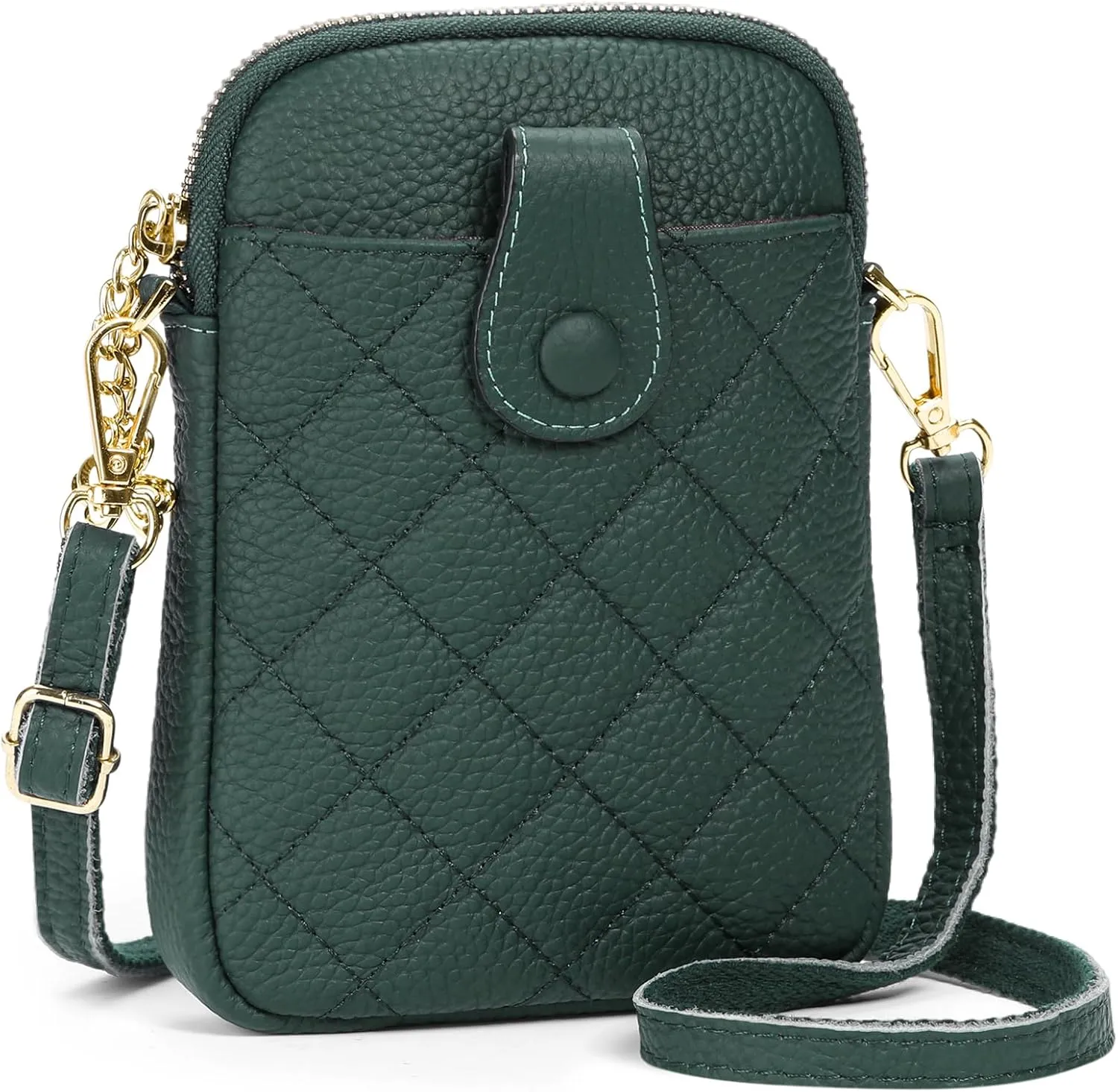 FALAN MULE Small Crossbody Bags for Women,Leather Trendy Cell Phone Bag Wallet Purses with Adjustable Strap