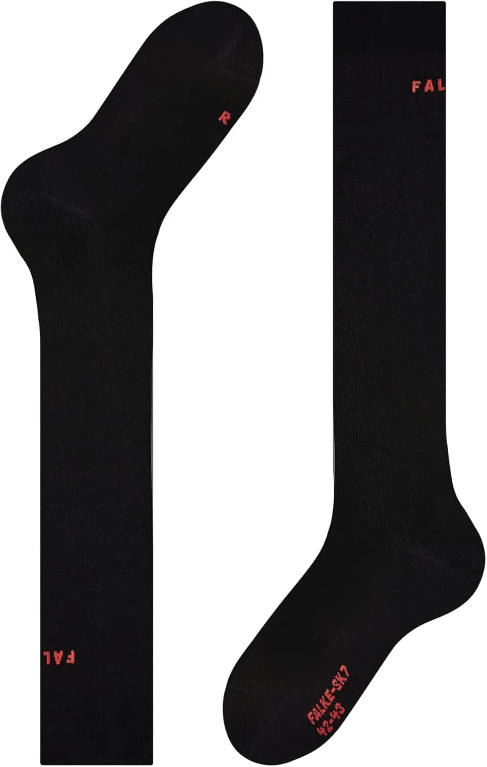 FALKE Men's SK7 Race Ski Socks, Ultra Lightweight, Quick Dry Nylon, 1 Pair