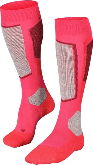 FALKE Women's SK2 Intermediate Ski Socks, Quick Dry, Merino Wool, 1 Pair