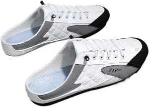 Fashionable Mens Slip On Shoes for Spring Summer, Casual Indoor & Outdoor Walking Mules Sneakers, Non-Slip Comfortable Loafers for Work/Hiker/Trekking