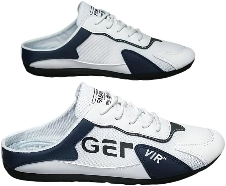 Fashionable Mens Slip On Shoes for Spring Summer, Casual Indoor & Outdoor Walking Mules Sneakers, Non-Slip Comfortable Loafers for Work/Hiker/Trekking