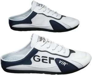 Fashionable Mens Slip On Shoes for Spring Summer, Casual Indoor & Outdoor Walking Mules Sneakers, Non-Slip Comfortable Loafers for Work/Hiker/Trekking