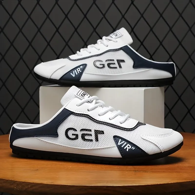 Fashionable Mens Slip On Shoes for Spring Summer, Casual Indoor & Outdoor Walking Mules Sneakers, Non-Slip Comfortable Loafers for Work/Hiker/Trekking