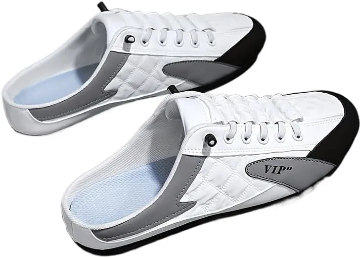 Fashionable Mens Slip On Shoes for Spring Summer, Casual Indoor & Outdoor Walking Mules Sneakers, Non-Slip Comfortable Loafers for Work/Hiker/Trekking