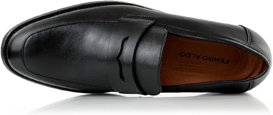 Ferro Aldo Dylan MFA19671 Classic Moc-Toe Penny Loafers for Men