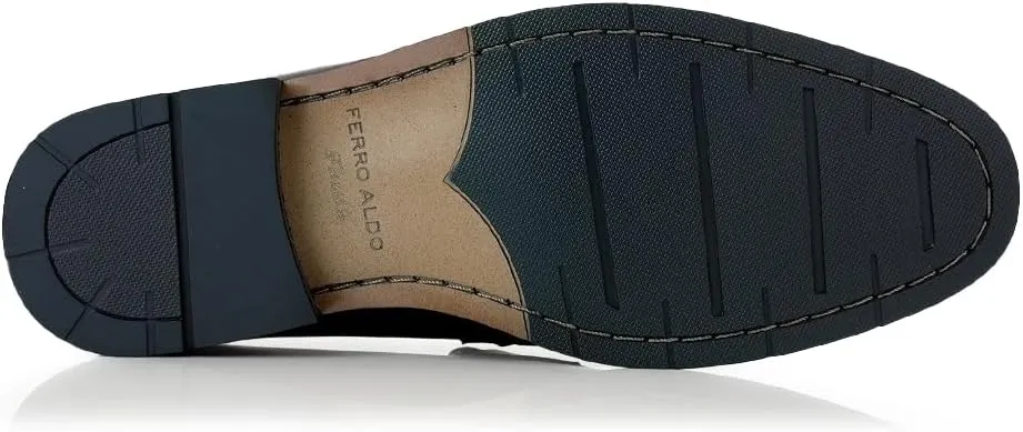 Ferro Aldo Dylan MFA19671 Classic Moc-Toe Penny Loafers for Men