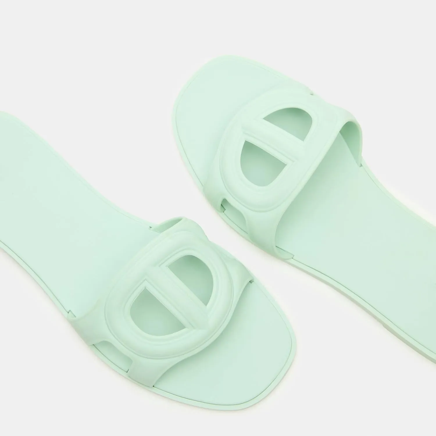 Flat Slide Sandals for Women Summer Open Round Toe Slippers Comfortable Slip On Beach Slides Shoes