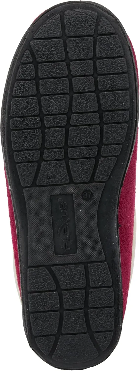 Flexus Spring Step Ivana Indoor Slipper For Women - Slip On House Slippers For Woman With Contrast Collar - Slip Proof Clogs For Women