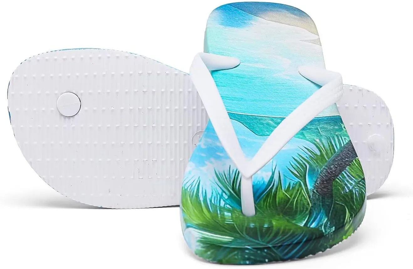 Flip Flops for Women Slip on Walking Thong Sandals Arch Support Beach Pool Slide Slippers